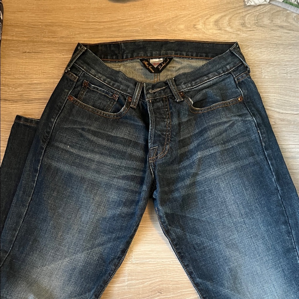 Lucky Brand Men's Straight Blue Jeans